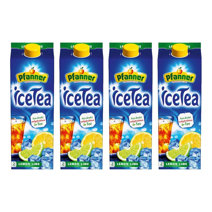 파너 아이스티 레몬라임, 2L, 4개