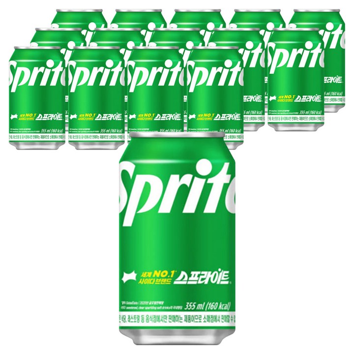 스프라이트 업소용, 355ml, 15개