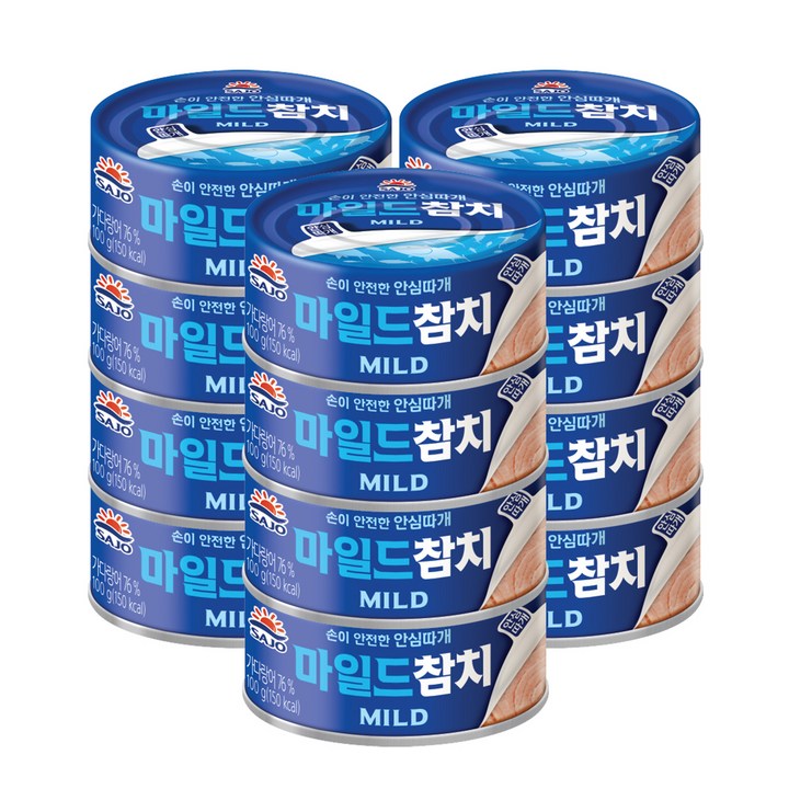 사조참치 마일드, 100g, 12개