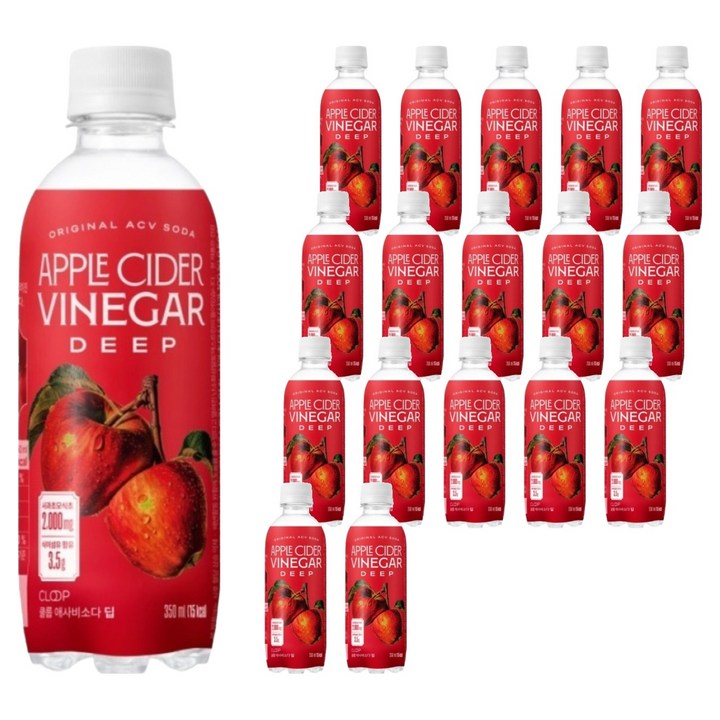 클룹 애사비소다 딥, 350ml, 18개
