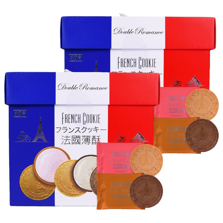 트리코 프렌치 쿠키 42p, 450g, 2개