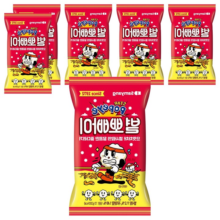 삼양 별 뽀빠이, 72g, 6개