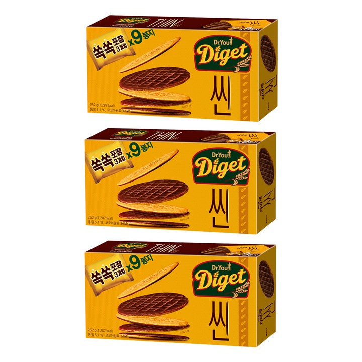 닥터유 다이제 씬, 252g, 3개
