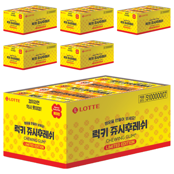 롯데웰푸드 쥬시후레쉬, 26g, 90개