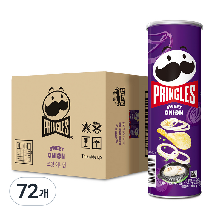 프링글스 스윗 어니언, 100g, 72개