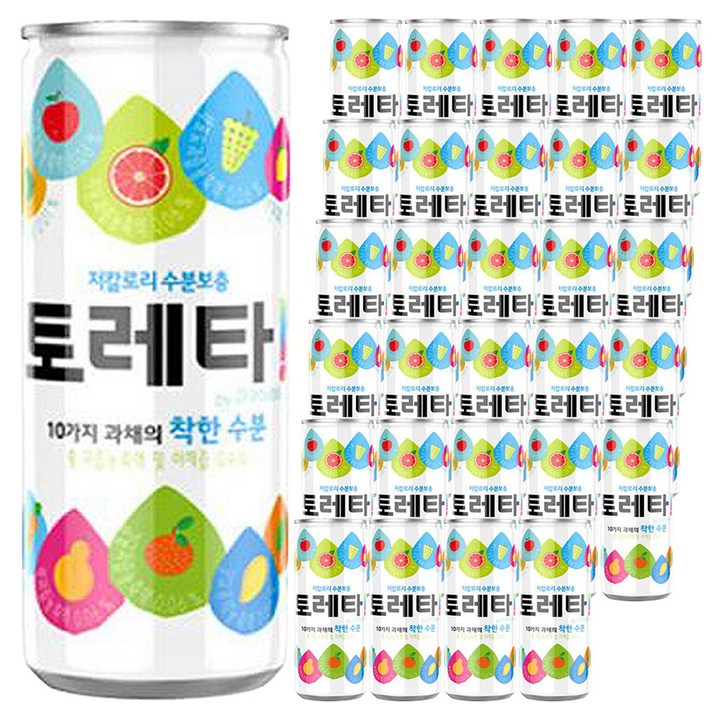 토레타 이온음료 캔, 240ml, 72개