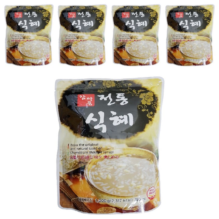 파낙스 참다음 전통식혜, 790ml, 5개