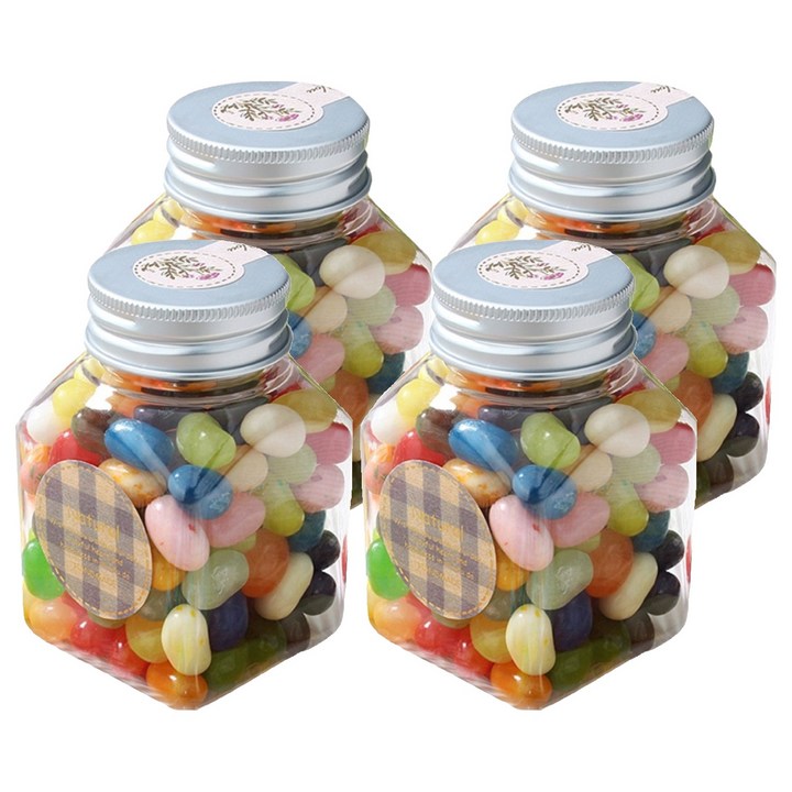 젤리벨리 젤리빈 사탕세트 1호, 130g, 4개