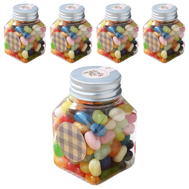젤리벨리 젤리빈 사탕세트 1호, 130g, 5개