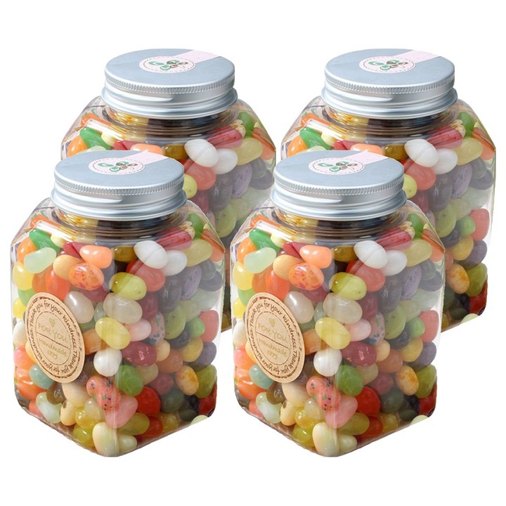 젤리벨리 젤리빈 사탕세트 2호, 350g, 4개