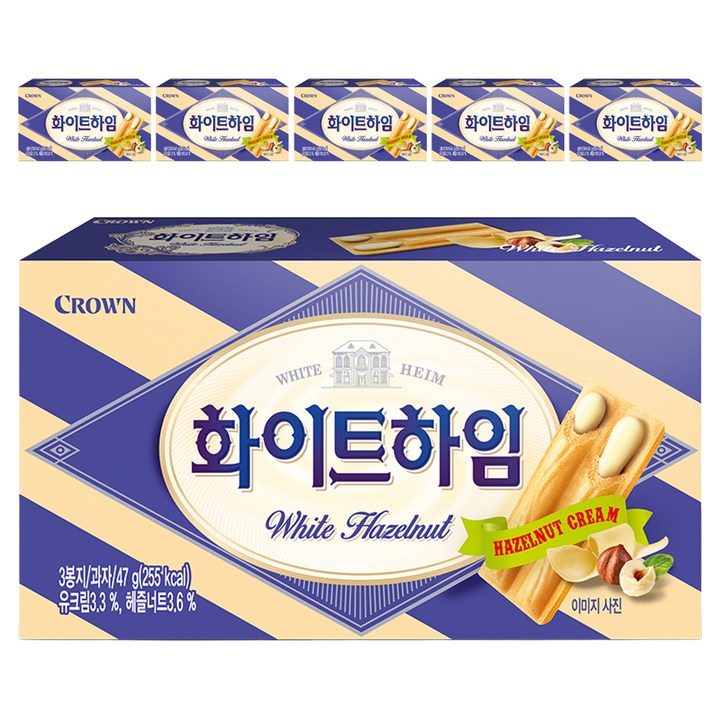 쵸코하임 크라운 화이트, 47g, 6개