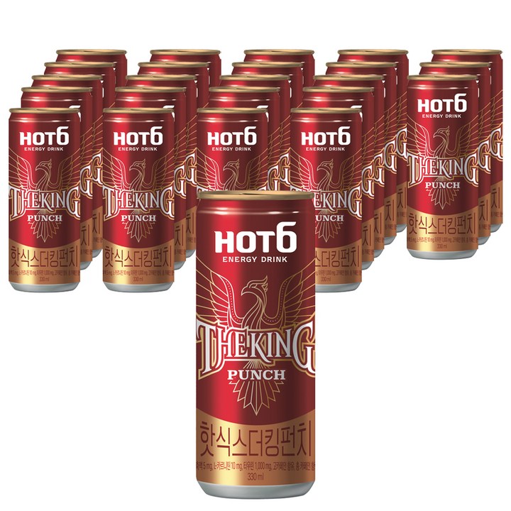 핫식스 더킹 펀치, 330ml, 24개