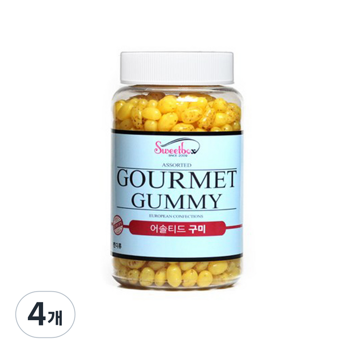 스위트박스 바나나향 젤리빈, 600g, 4개