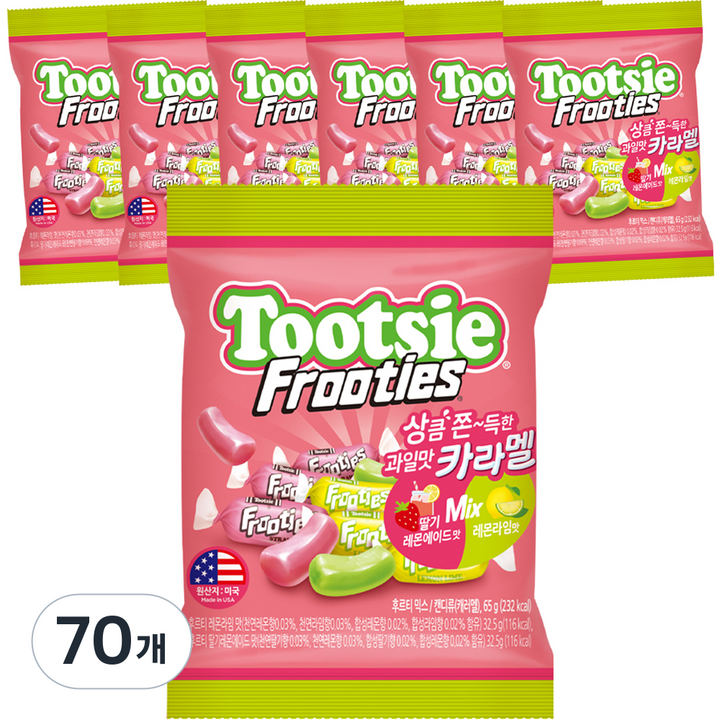 투시 후르티 믹스, 65g, 70개