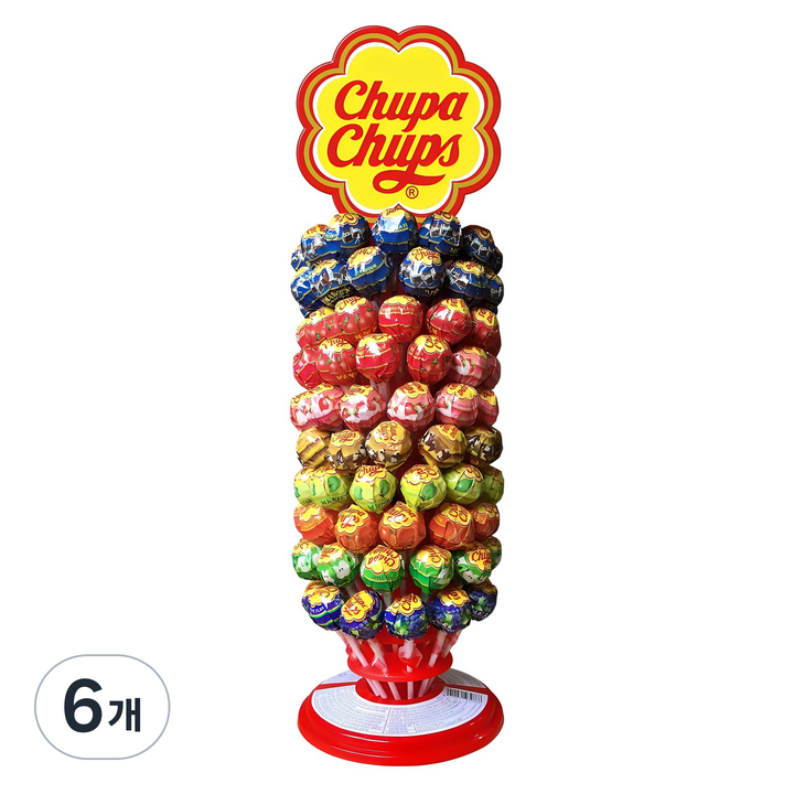 츄파춥스 슬림휠 120개입, 1.32kg, 6개