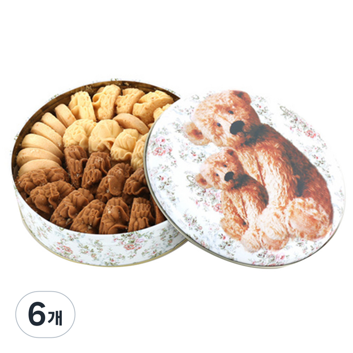 제니베이커리 4믹스 쿠키, 320g, 6개