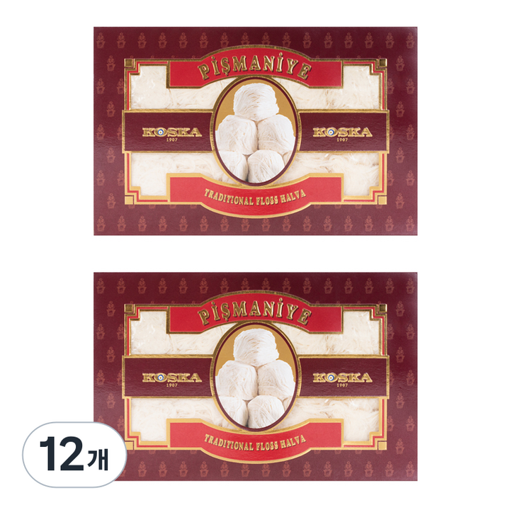 코스카 피스마니에 솜사탕 플레인, 250g, 12개