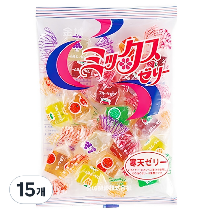 킨조제과 과일믹스젤리, 215g, 15개