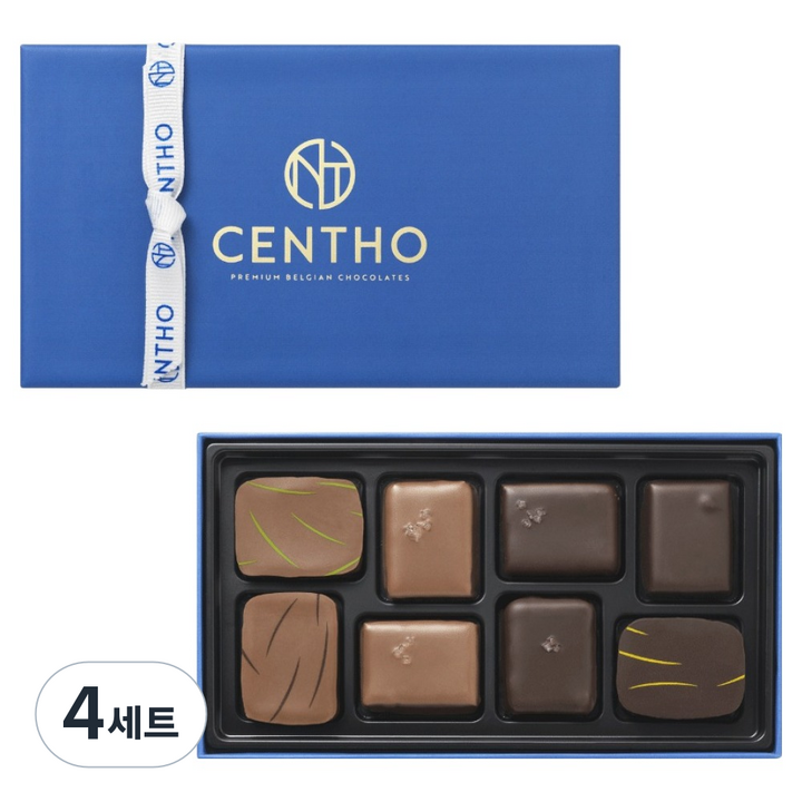 CENTHO 어쏘티드 컬렉션 프리미엄 초콜릿 8p 세트, 4세트