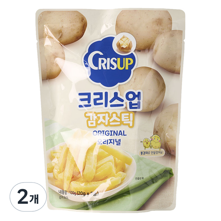 크리스업 감자스틱 오리지널 5p, 100g, 2개