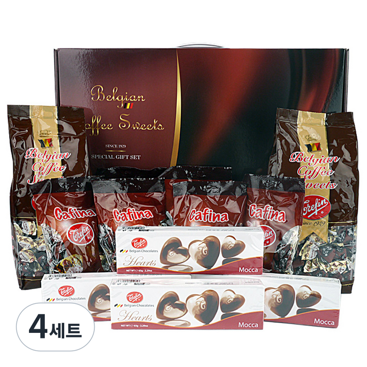 트레핀 커피 캔디 선물세트, 4세트, 3.31kg