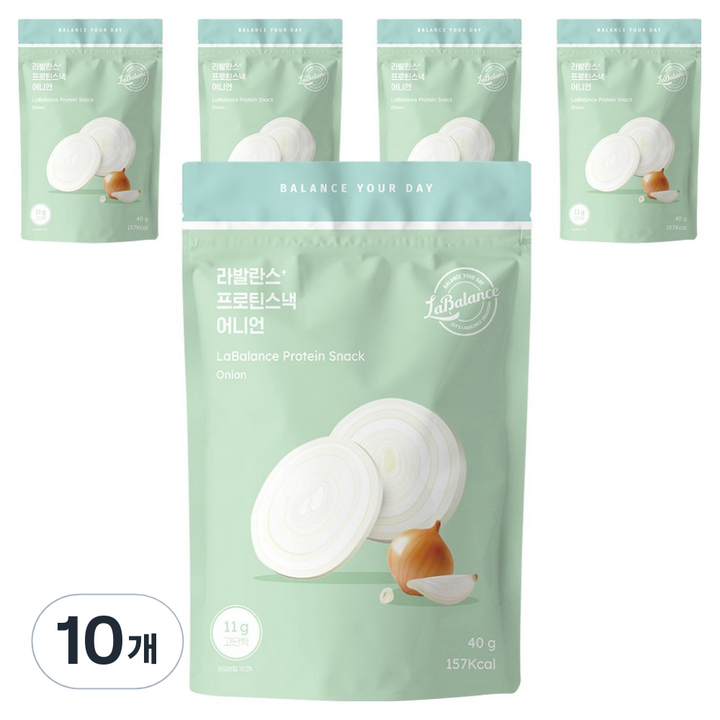 라발란스 프로틴스낵 어니언 과자, 40g, 10개