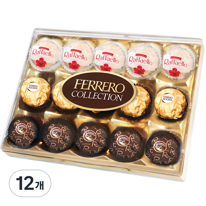 페레로로쉐 콜렉션 초콜릿 15구, 162g, 12개