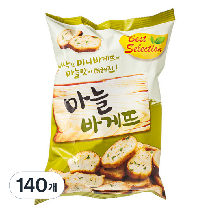 다담 마늘바게뜨 과자, 140개, 100g