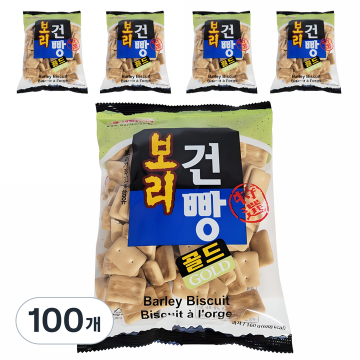 마트코리아 보리 건빵 골드, 160g, 100개