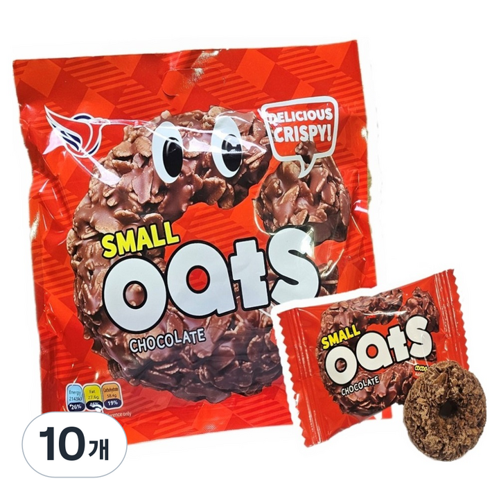 YINGPAI 미니 크리스피 오트 초코, 300g, 10개