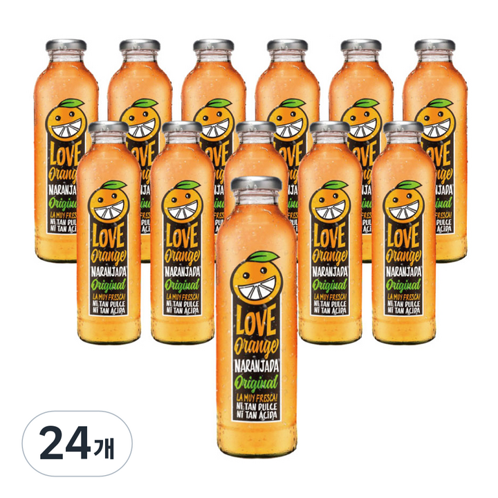러브 오렌지에이드 오리지날 음료, 24개, 475ml