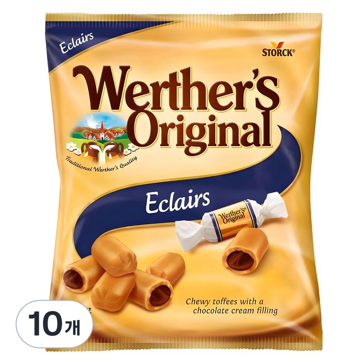 웨더스오리지날 초코크림필링 이클레 캐러멜, 100g, 10개