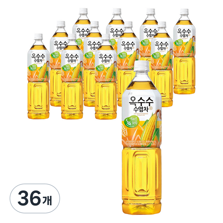 웅진 옥수수 수염차, 1.5L, 36개