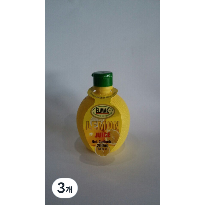 엘막_레몬주스, 200ml, 3개
