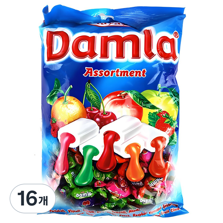 담라 어소티드 소프트캔디, 1kg, 16개