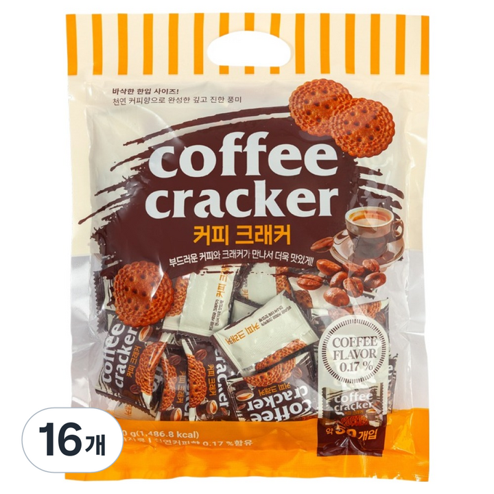 커피 크래커 50p, 280g, 16개