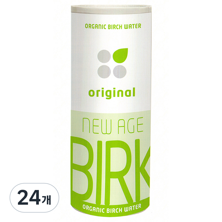 실랜드비르크 유기농 자작나무 수액 비르크 음료 오리지널, 250ml, 24개