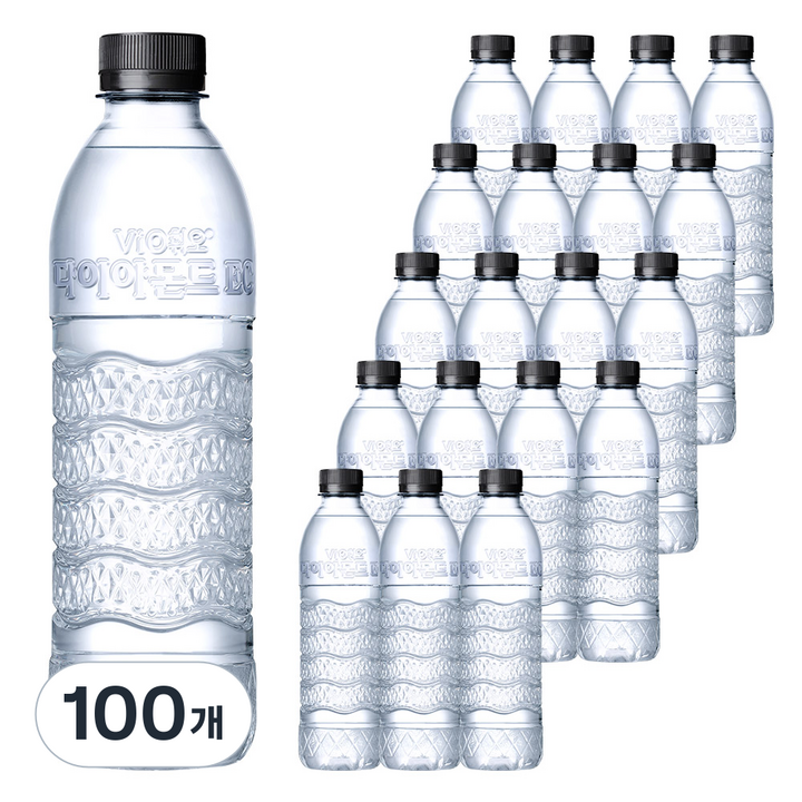 휘오 다이아몬드 EC 무라벨, 100개, 500ml