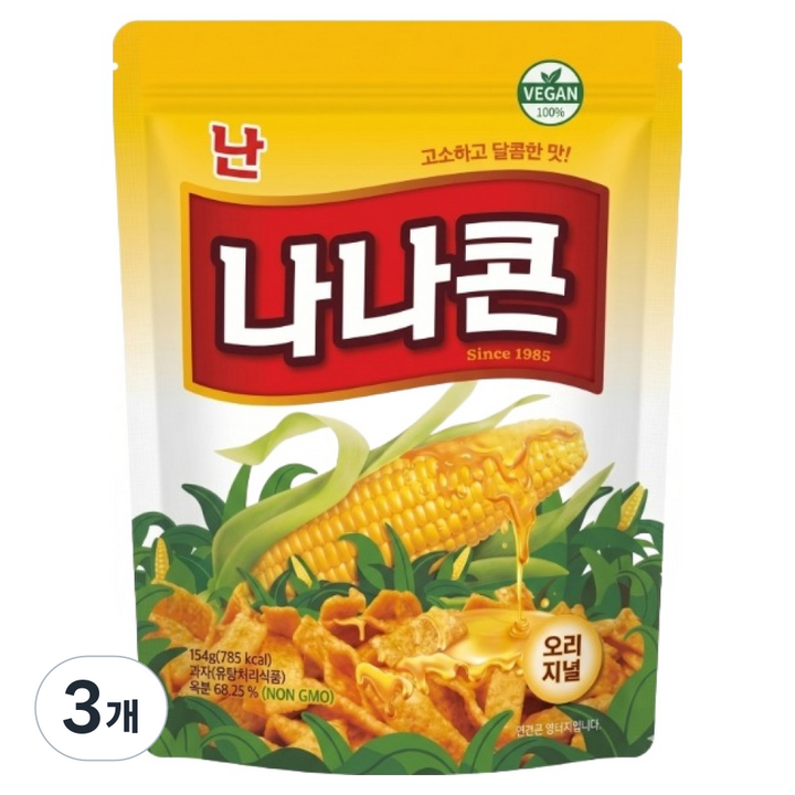 난나나콘 오리지날, 154g, 3개