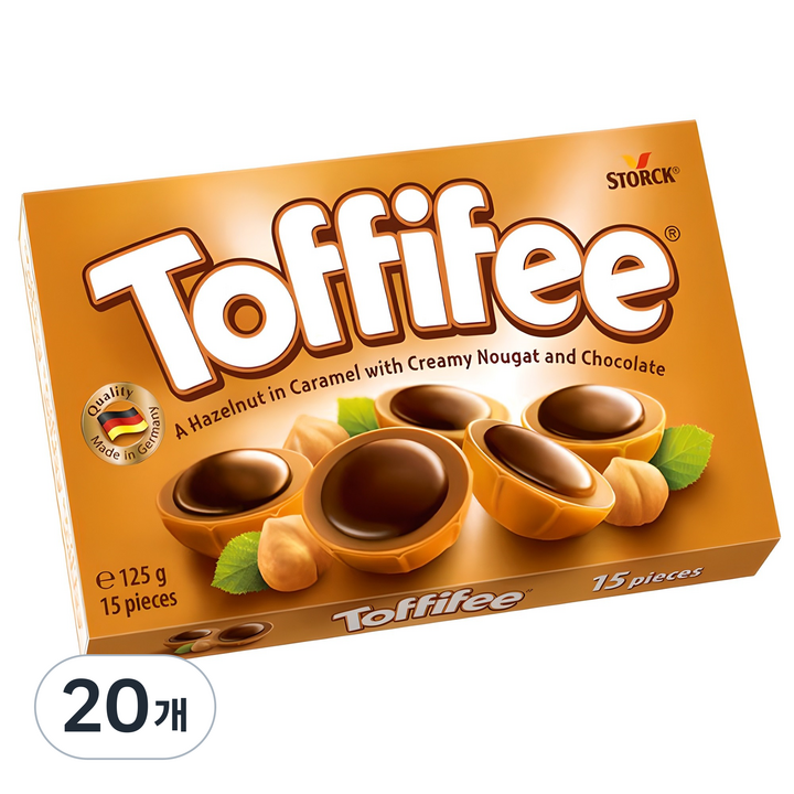 토피피 초콜릿, 125g, 20개