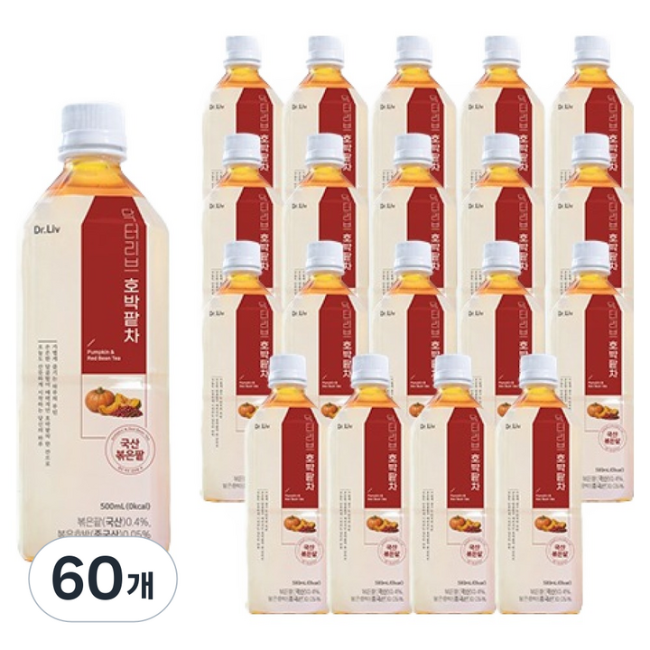 닥터리브 호박팥차, 60개, 500ml