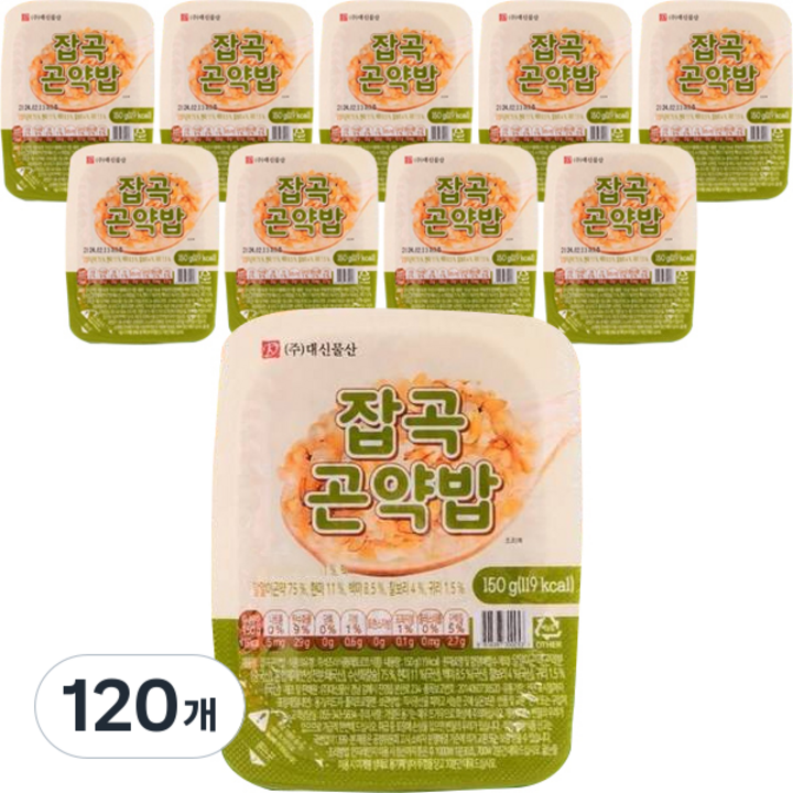 잡곡 곤약밥, 150g, 120개