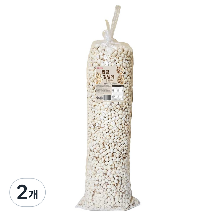 스위트영 팝콘 강냉이, 1.4kg, 2개