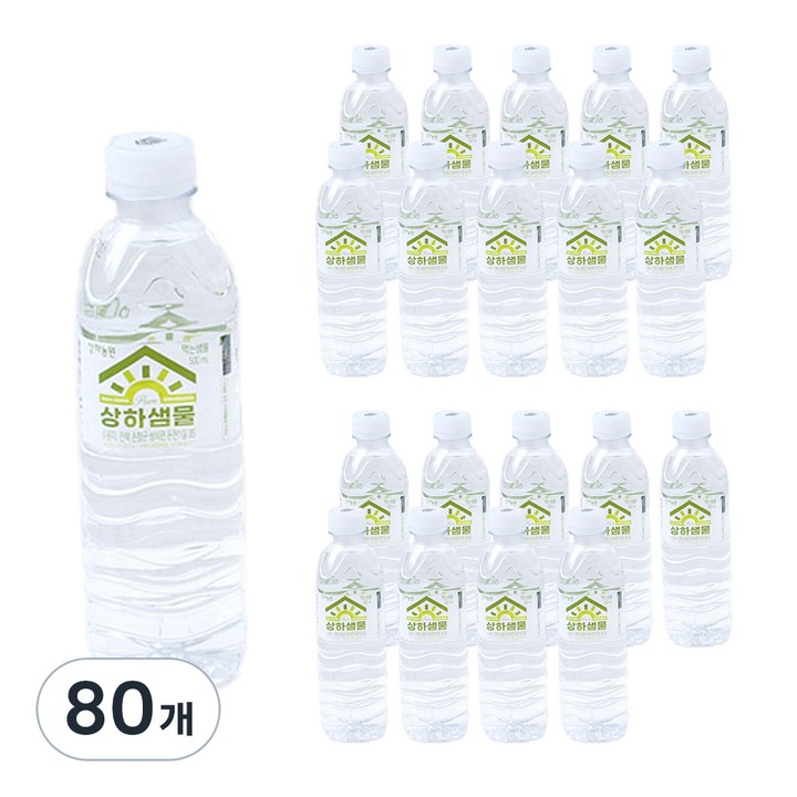 상하농원 상하샘물, 500ml, 80개