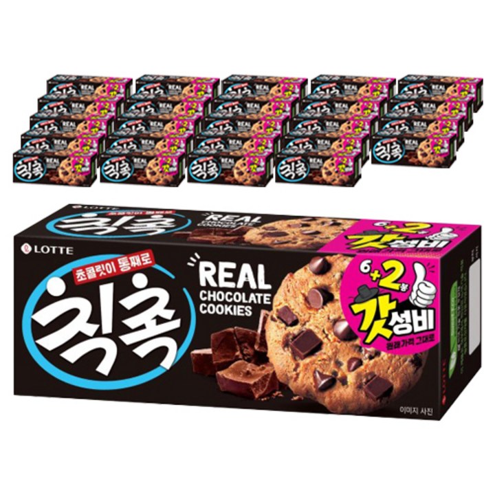 롯데웰푸드 칙촉, 120g, 25개