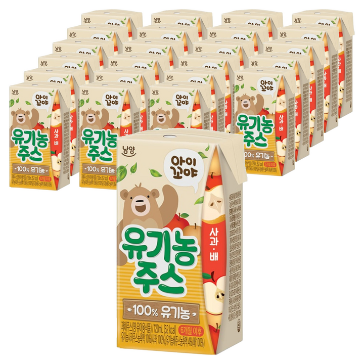 아이꼬야 유기농 주스, 120ml, 24개