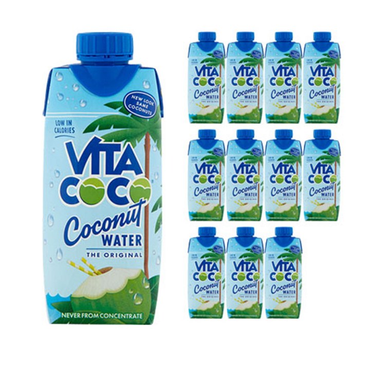 비타코코 코코넛 워터 오리지널 퓨어, 12개, 330ml