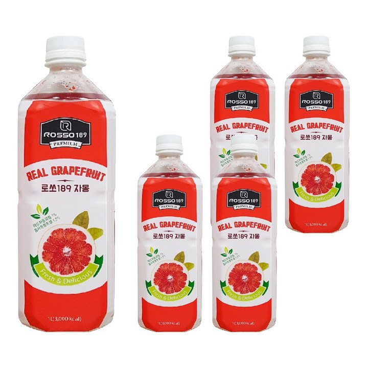 로쏘189 자몽, 1L, 5개