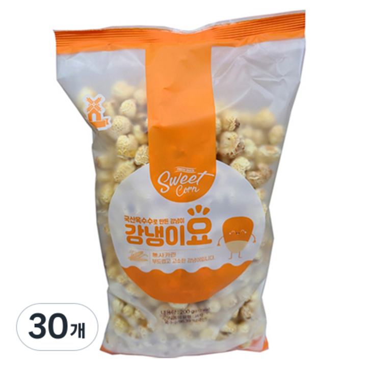성부식품 강냉이요, 200g, 30개