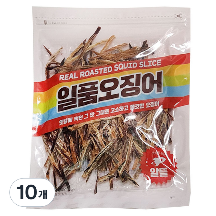 정화식품 일품오징어, 220g, 10개